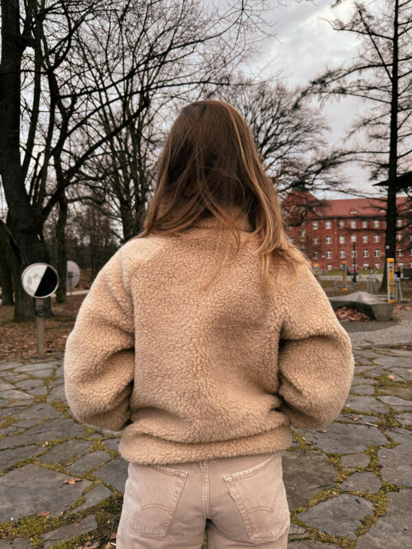 Kurtka damska z wełny merino TEDDY - obrazek 7