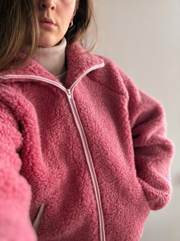Kurtka damska z wełny merino TEDDY - obrazek 8