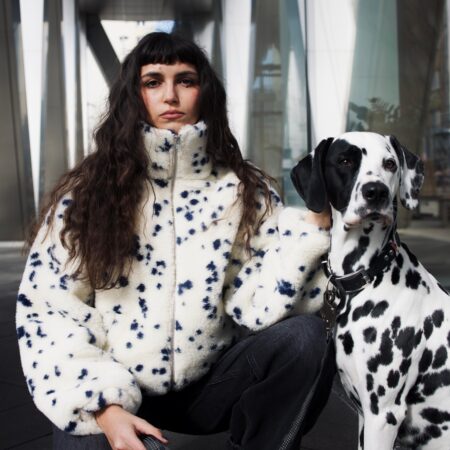 DROP INK DOTS - KURTKA MERINO