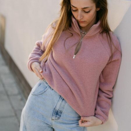 Bluza z wełny merino – polar