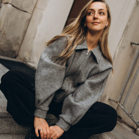 CLASSIC JACKET | Women’s boiled merino wool jacket