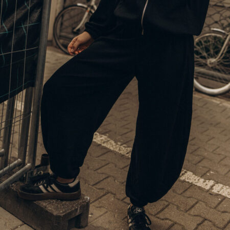 MERINO BALLOON PANTS | Damskie spodnie z wełny merino